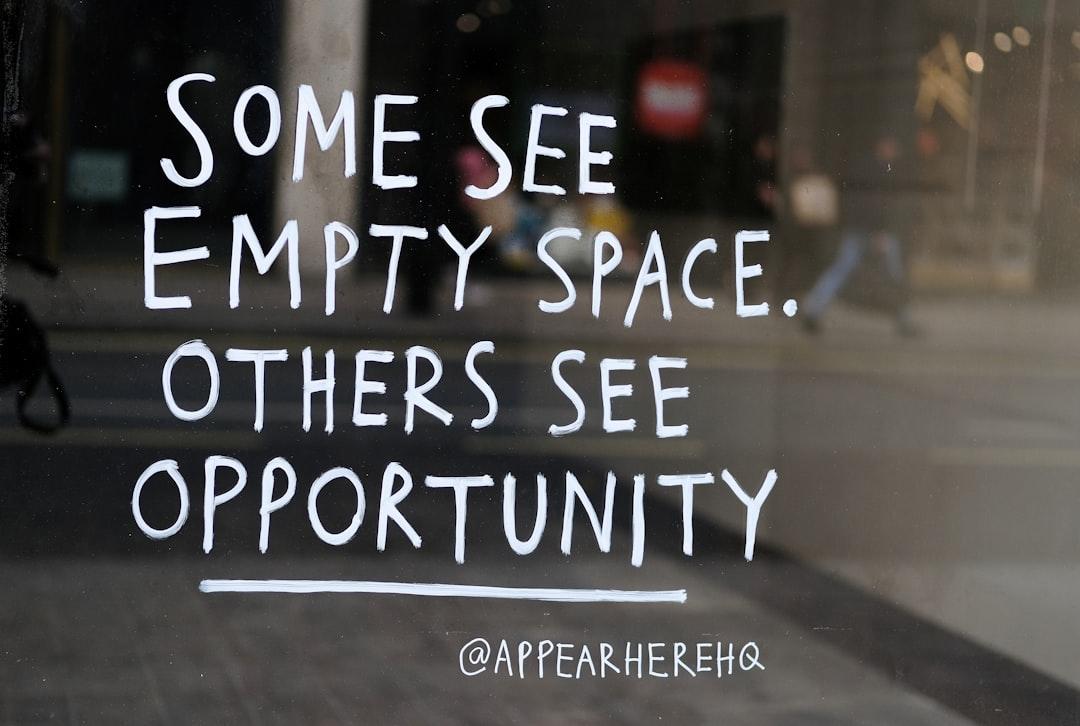4. Scan for opportunity, not escape